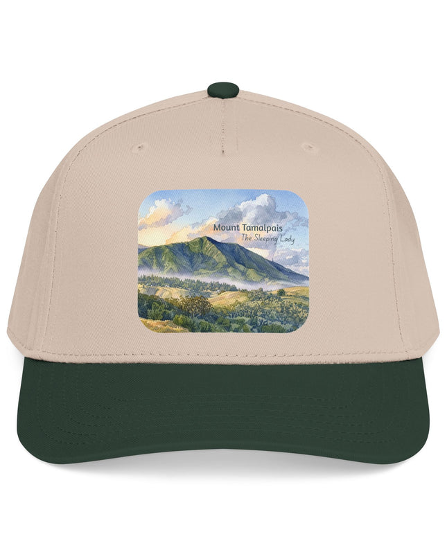 "Mount Tamalpais, the Sleeping Lady" Mid Profile Baseball Cap