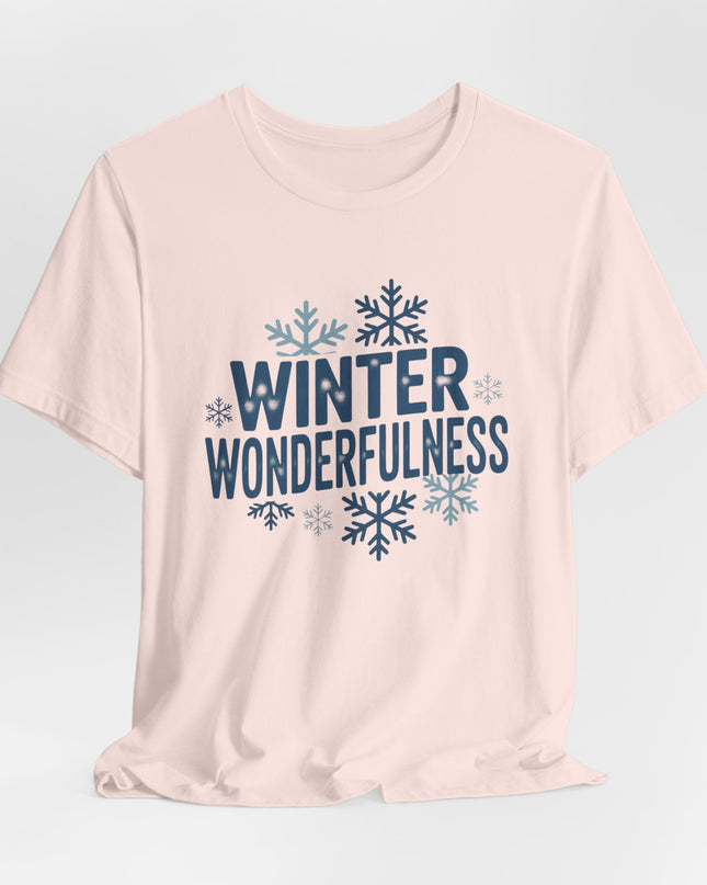 "Winter Wonderfulness" Unisex Jersey Short Sleeve Tee