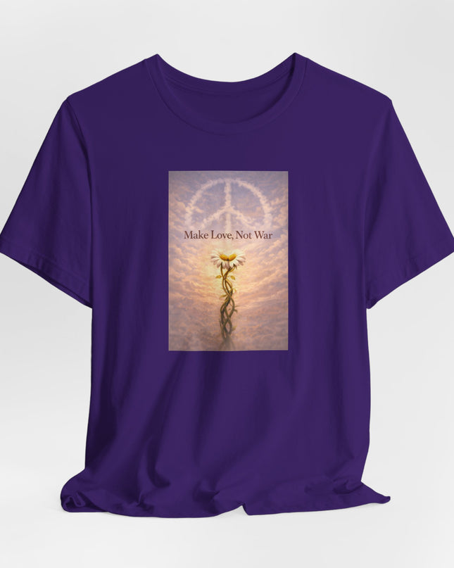 "Make Love Not War" Unisex Jersey Short Sleeve Tee