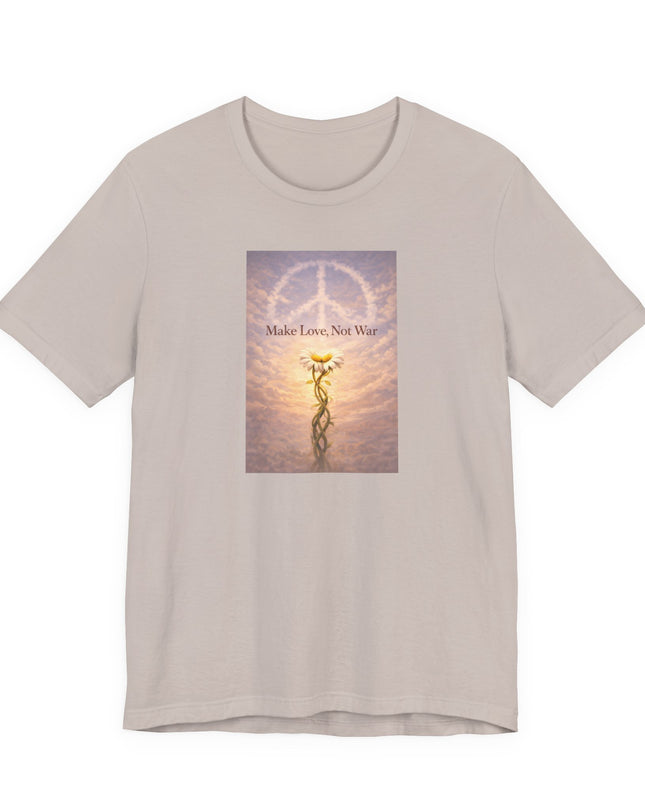"Make Love Not War" Unisex Jersey Short Sleeve Tee