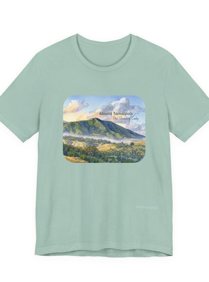 "Mount Tamalpais, the Sleeping Lady" Unisex Jersey Short Sleeve Tee