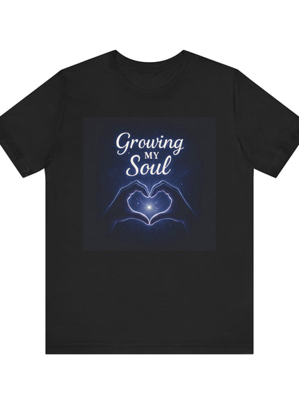 "Growing my soul, blue celestial" Unisex Jersey Short Sleeve Tee