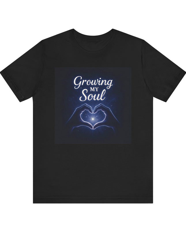 "Growing my soul, blue celestial" Unisex Jersey Short Sleeve Tee