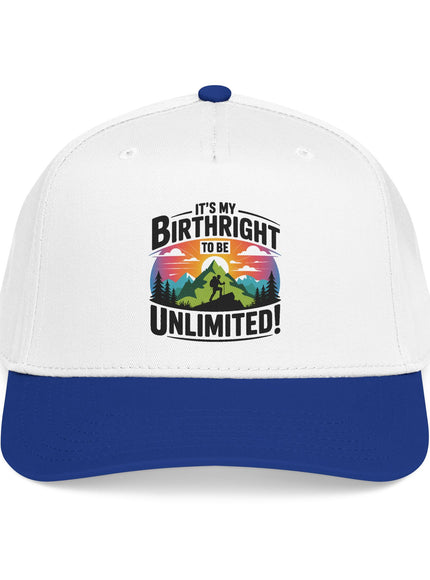"It's my Birthright to be Unlimited" Mid Profile Baseball Cap