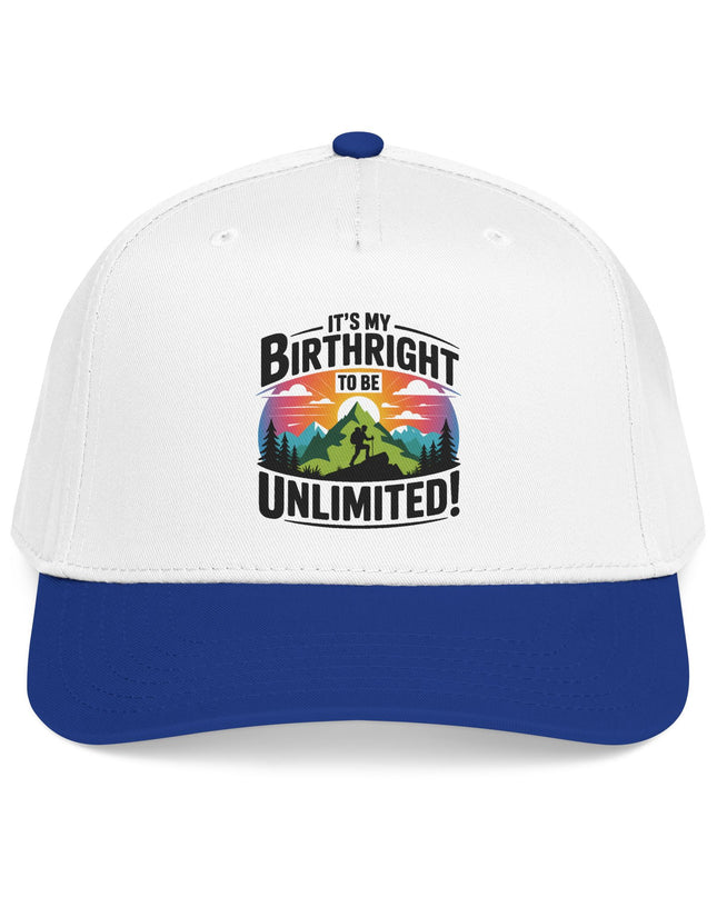 "It's my Birthright to be Unlimited" Mid Profile Baseball Cap