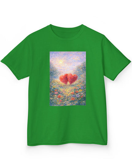 "Valentine's Day - Monet Style" Kids Heavy Cotton Tee