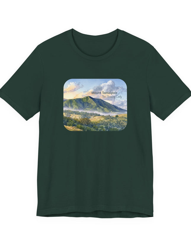 "Mount Tamalpais, the Sleeping Lady" Unisex Jersey Short Sleeve Tee