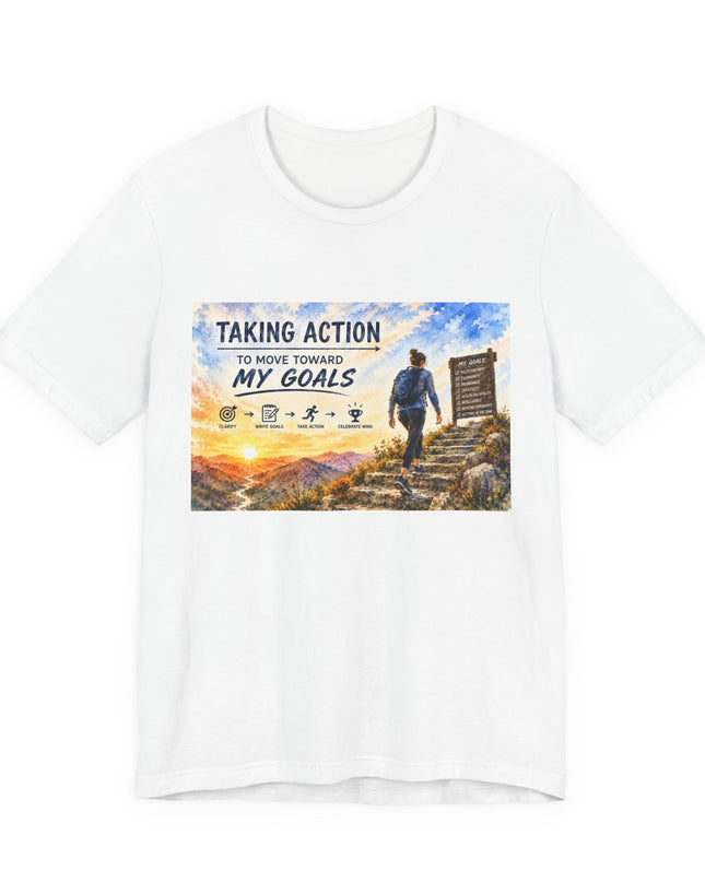 "Taking Action" Unisex Jersey Short Sleeve Tee