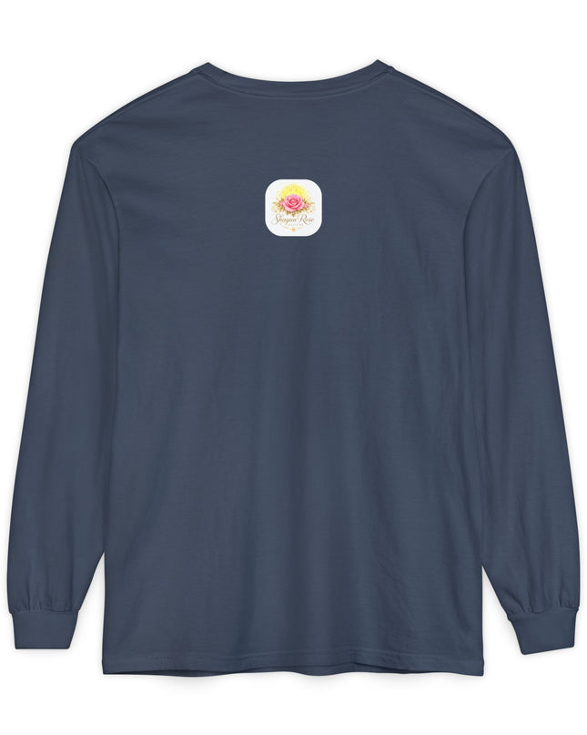 "Happy Valentine's Day" Unisex Garment-dyed Long Sleeve T-Shirt