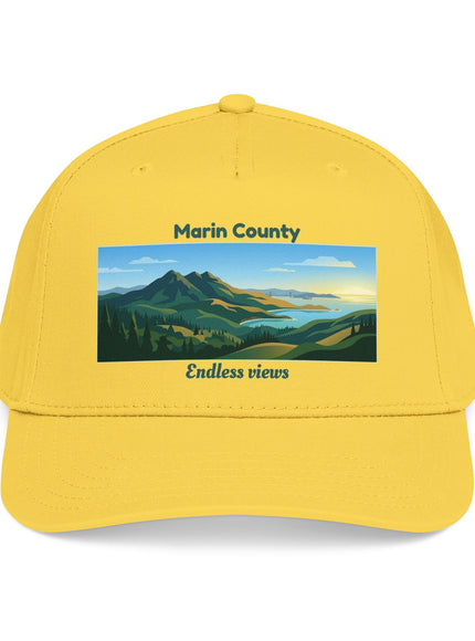 "Marin County - Endless Views" Mid Profile Baseball Cap