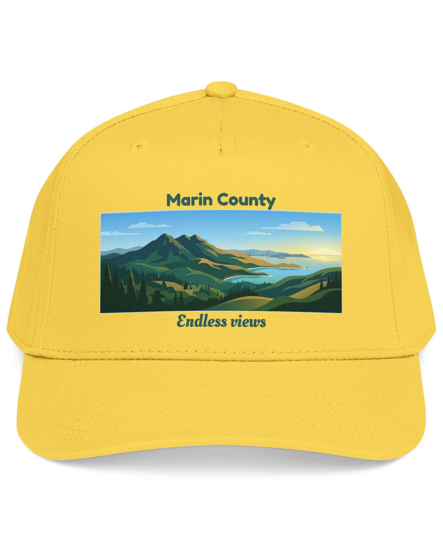"Marin County - Endless Views" Mid Profile Baseball Cap