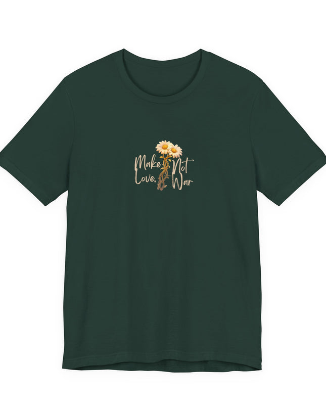 "Make Love, Not War" Unisex Jersey Short Sleeve Tee