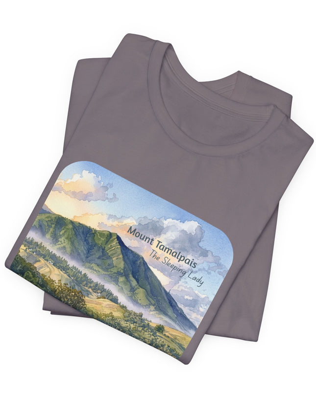 "Mount Tamalpais, the Sleeping Lady" Unisex Jersey Short Sleeve Tee