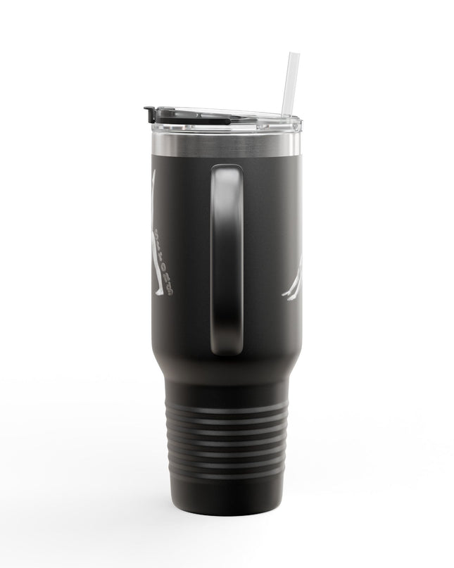 "Mom Strong Pilates" Insulated Travel Mug, 40oz