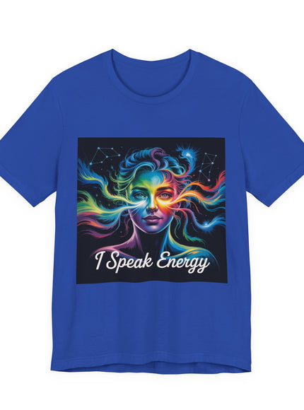 "I Speak Energy, (Energy for Success)" Men's and Women's Jersey Short Sleeve Tee