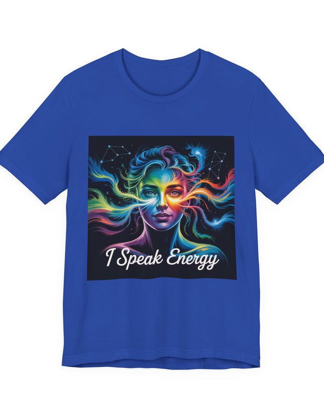 "I Speak Energy, (Energy for Success)" Men's and Women's Jersey Short Sleeve Tee
