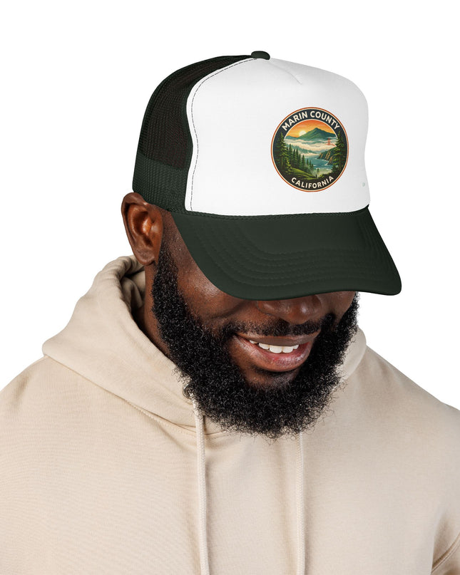 "Marin County, Above the Fog" Foam Trucker Hat