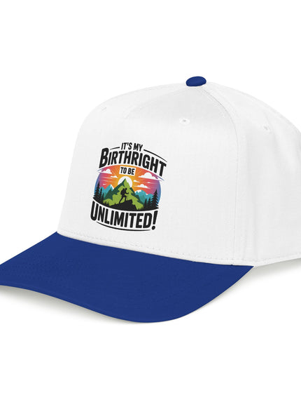 "It's my Birthright to be Unlimited" Mid Profile Baseball Cap