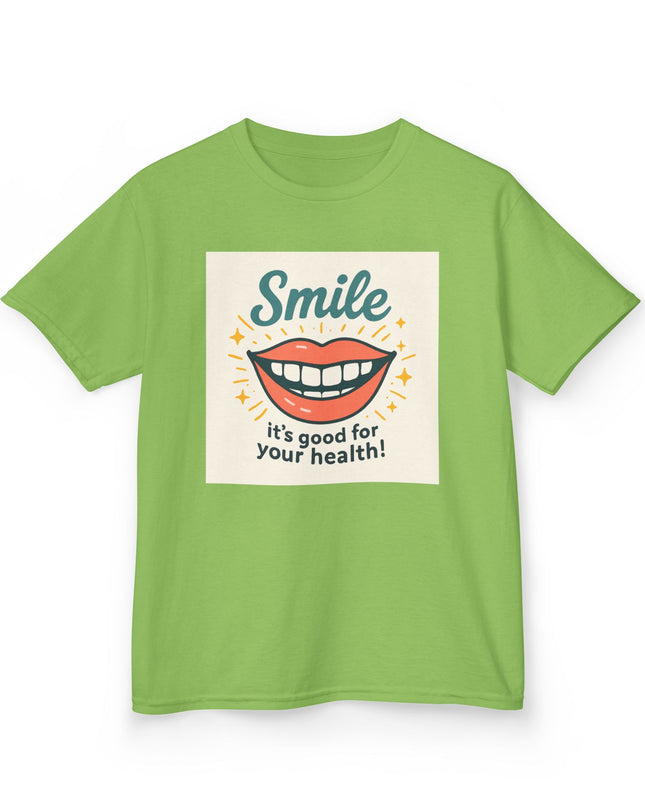 "Smile" Kids Heavy Cotton Tee