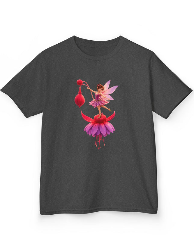 "Fuchsia Fairy" Kids Heavy Cotton Tee