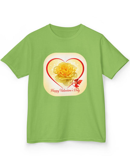 "Happy Valentine's Day" Kids Heavy Cotton Tee