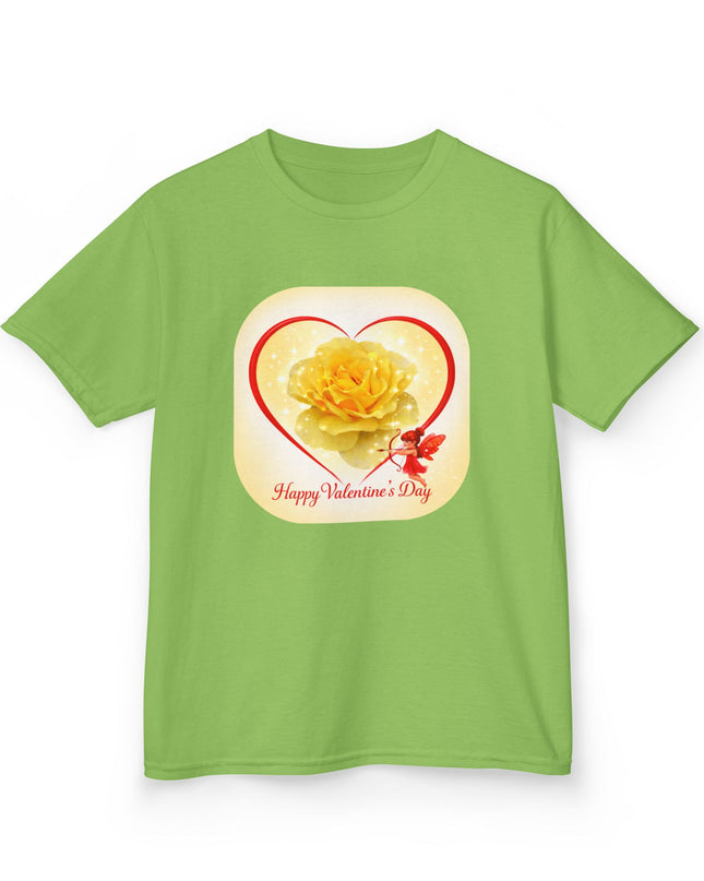 "Happy Valentine's Day" Kids Heavy Cotton Tee
