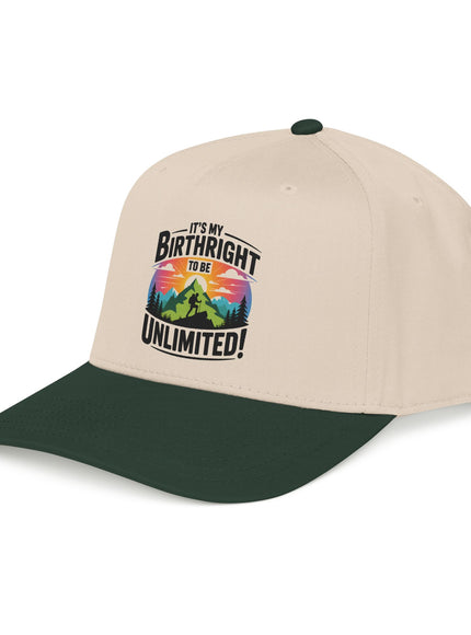 "It's my Birthright to be Unlimited" Mid Profile Baseball Cap