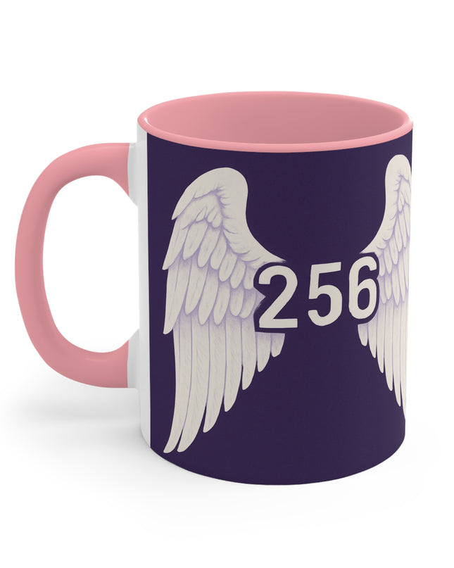"Fluffy Angel Wing 256" Accent Mug