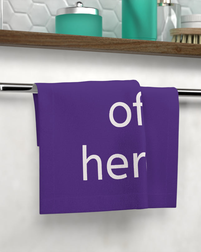 "Get Out of Here!" Scream Face Towel