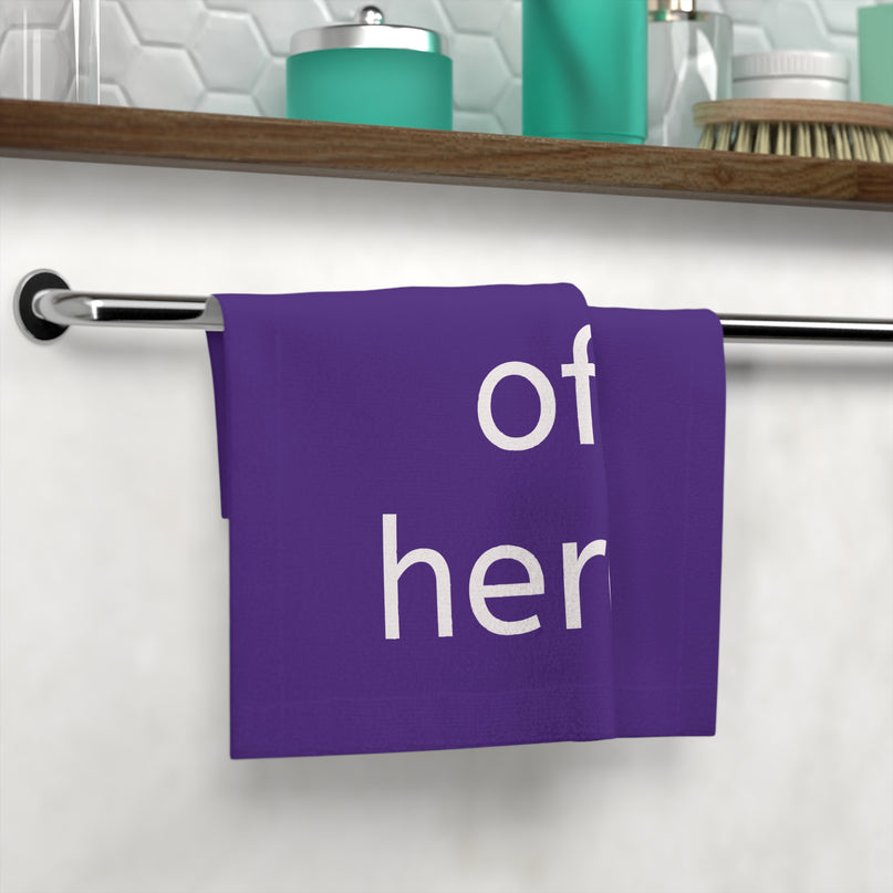 "Get out of here!" Scream Face Towel