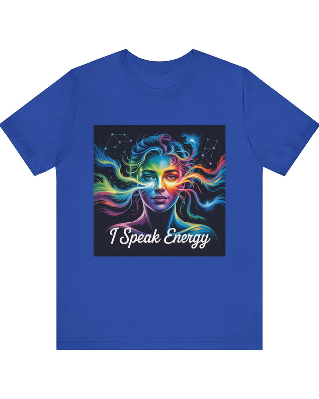 "I Speak Energy, (Energy for Success)" Men's and Women's Jersey Short Sleeve Tee