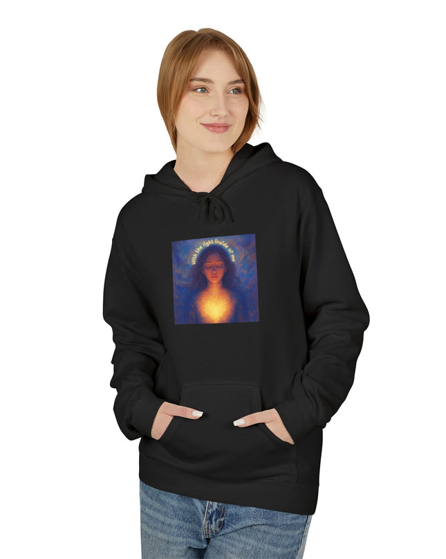 "With the Light Inside of Me" Unisex Midweight Softstyle Fleece Hoodie