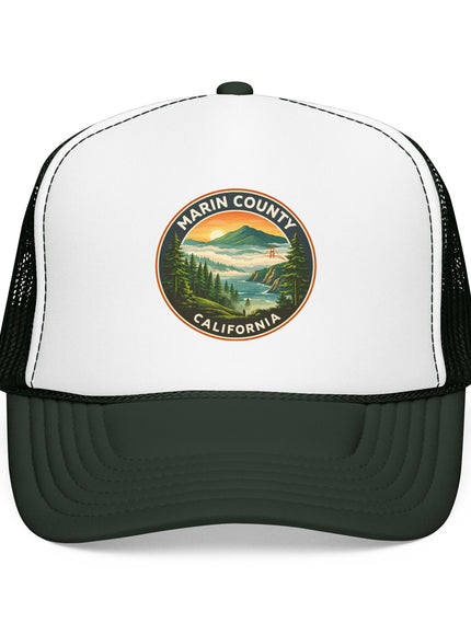 "Marin County, Above the Fog" Foam Trucker Hat