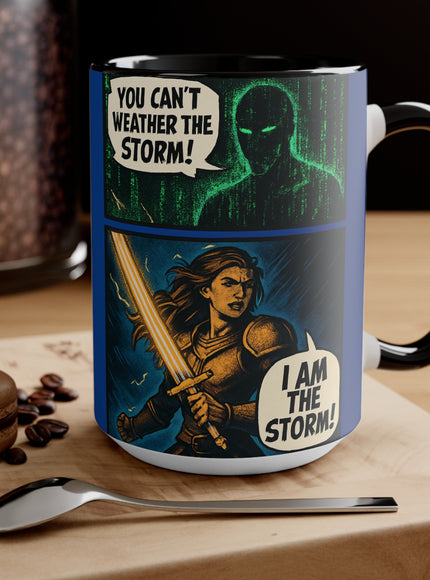 "I Am the Storm" Accent Mug