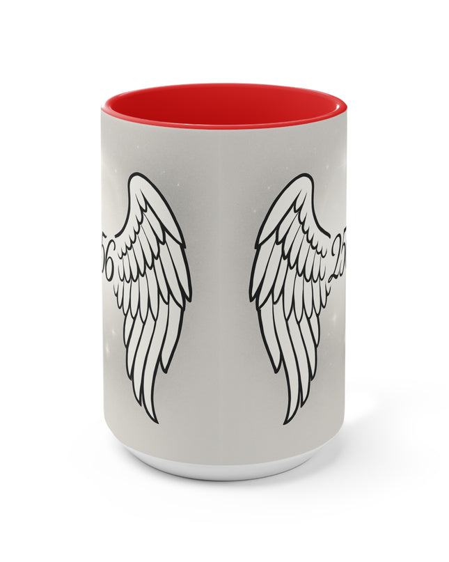 "Celestial Angel Wings 256" Accent Mug