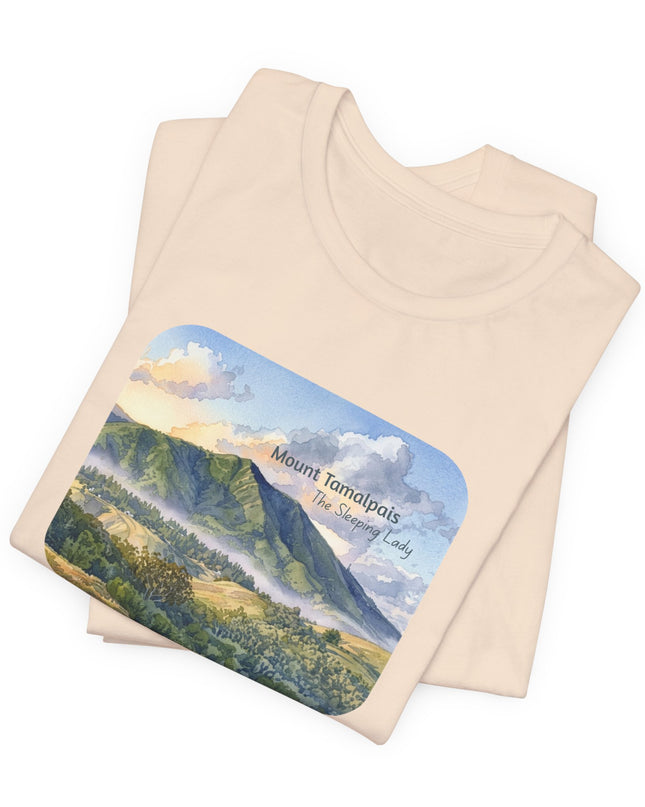 "Mount Tamalpais, the Sleeping Lady" Unisex Jersey Short Sleeve Tee