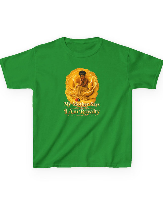 "My Mother Says I am Royalty" Kids Heavy Cotton Tee