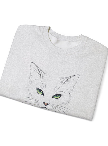 "Cat Face Sketch" Unisex Adult Sweatshirt