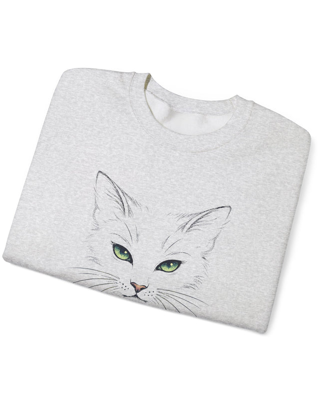 "Cat Face Sketch" Unisex Adult Sweatshirt