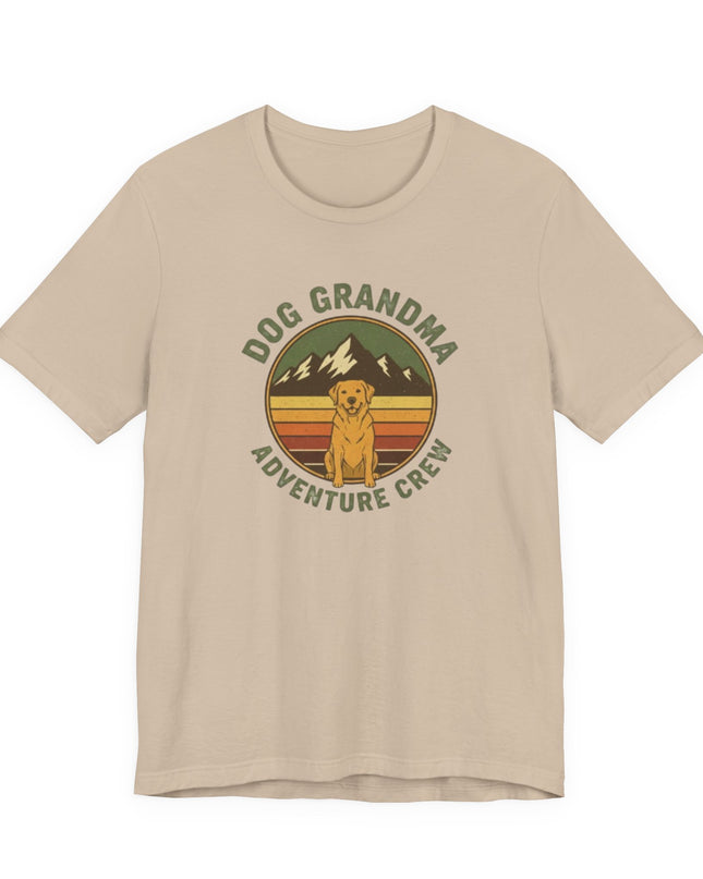 "Dog Grandma Adventure Crew" Unisex Jersey Short Sleeve Tee