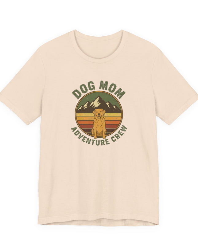 "Dog Mom Adventure Crew" Unisex Jersey Short Sleeve Tee