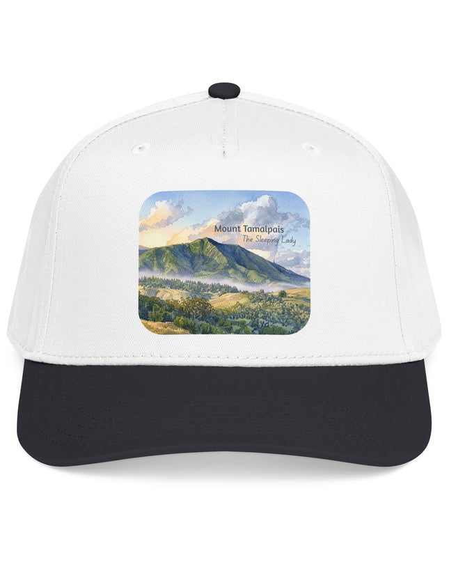 "Mount Tamalpais, the Sleeping Lady" Mid Profile Baseball Cap