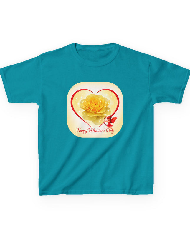"Happy Valentine's Day" Kids Heavy Cotton Tee