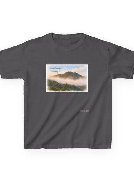 "Mount Tamalpais, Mill Valley, California Kids Heavy Cotton Tee