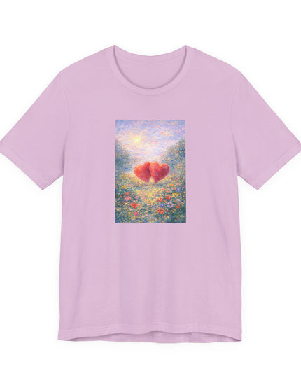 "Valentine's Day - Monet Style" Unisex Jersey Short Sleeve Tee