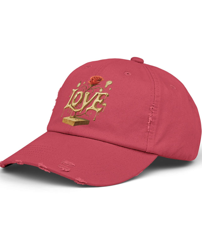 "Love (Salvador Dali)" Unisex Distressed Cap