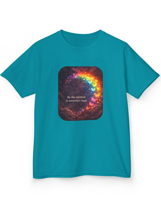 "Be the Rainbow in Someone's Cloud" Kids Heavy Cotton Tee