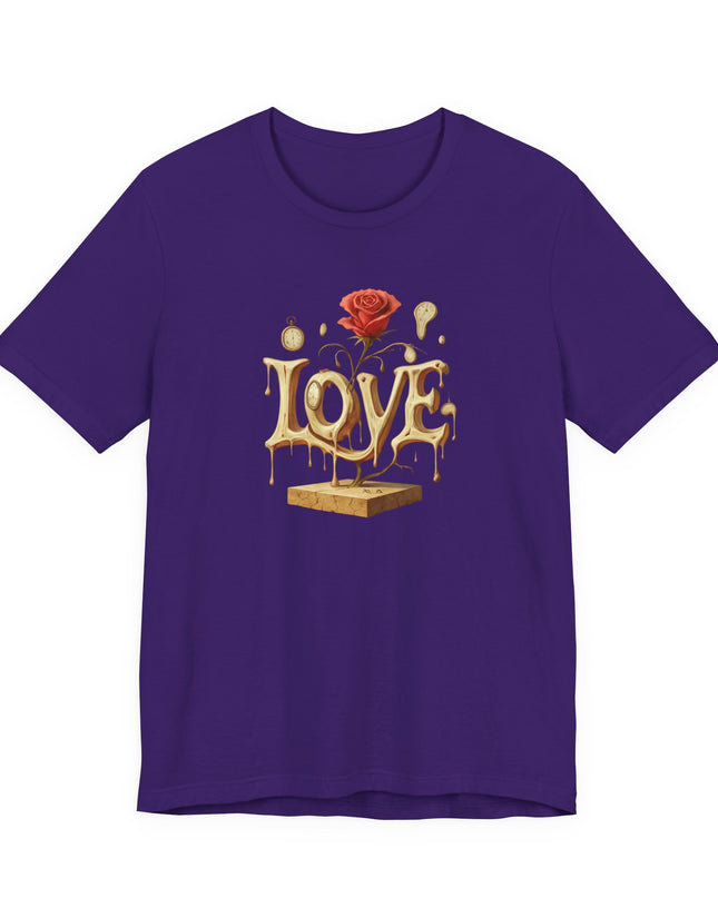 "Love - Salvador Dali Style" Unisex Jersey Short Sleeve Tee
