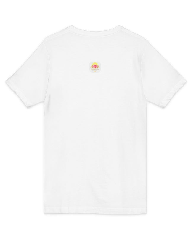 "Blessed and Beautiful" Ladies' V-Neck T-Shirt