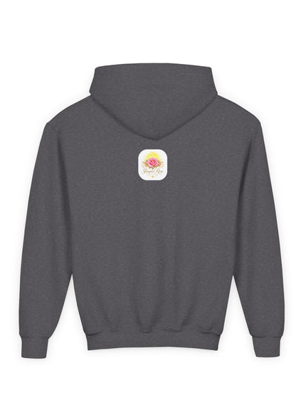 "My Father Says I am Royalty" Youth Heavy Blend Hooded Sweatshirt